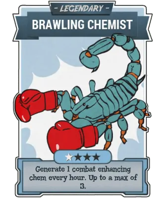 Brawling Chemist - Legendary Perk Card