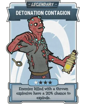 Detonation Contagion - Legendary Perk Card