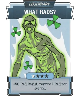 What Rads - Legendary Perk Card